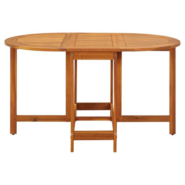 vidaXL Τραπέζι Κήπου 130 x 90 x 72 εκ. από Μασίφ Ξύλο Ακακίας