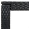 vidaXL Τραπέζι Μπαρ Κήπου Μαύρο 60,5x60,5x110,5 εκ. Συνθετικό Ρατάν