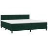vidaXL &Kappa;&rho;&epsilon;&beta;ά&tau;&iota; Boxspring &mu;&epsilon; &Sigma;&tau;&rho;ώ&mu;&alpha; &Sigma;&kappa;&omicron;ύ&rho;&omicron; &Pi;&rho;ά&sigma;&iota;&nu;&omicron; 200x200&epsilon;&kappa;. &Beta;&epsilon;&lambda;&omicron;ύ&delta;&iota;&nu;&omicron;