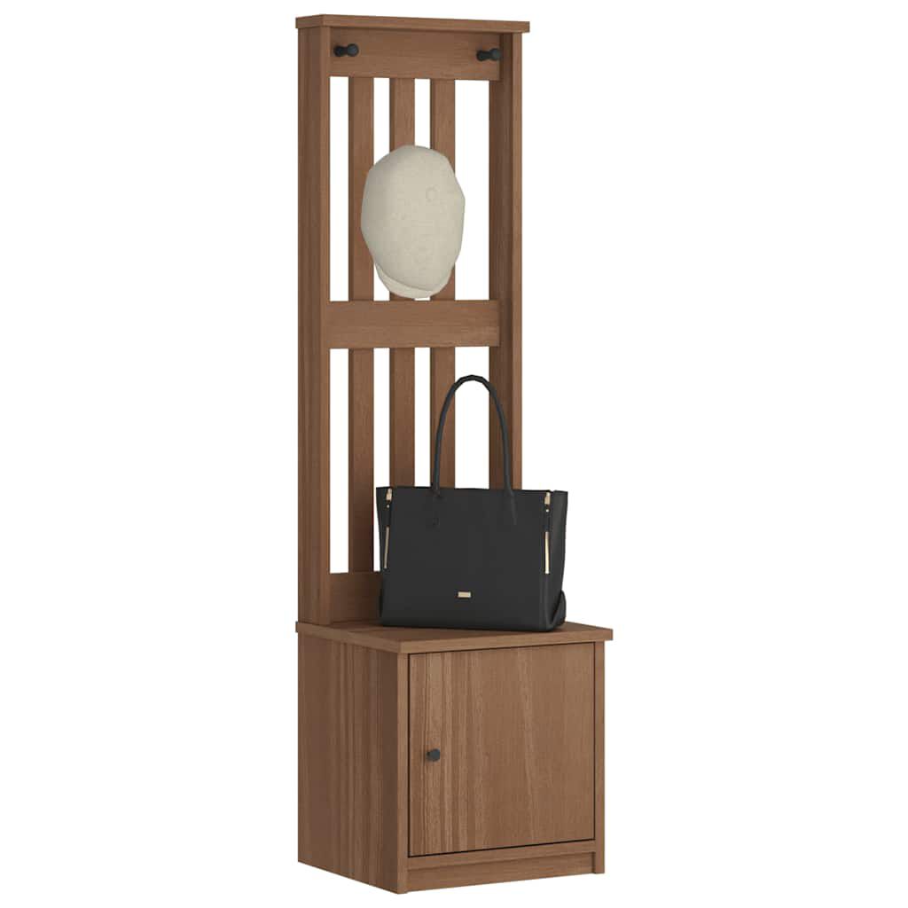 vidaXL Δέντρο χωλ "SANDNES" 45x40x159,5 εκ.Πεύκο μασίφ ξύλο