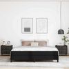 vidaXL Κρεβάτι με στρώμα Μαύρο 180 x 200 cm Τεχνητό δέρμα