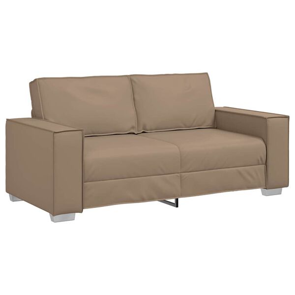 vidaXL Πολυθρόνα-καναπές Καπουτσίνο 180 x 78 x 84 εκ. Δερματίνη