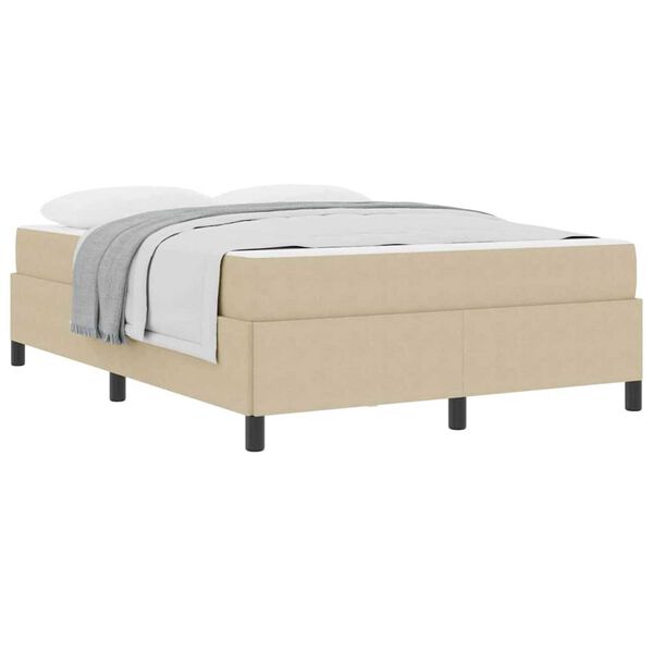 vidaXL Σκελετός Κρεβατιού Άλλο Ανοιχτό γκρι 140 x 200 cm Βελούδο