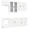 vidaXL &Mu;&omicron;&nu;ά&delta;&alpha; &kappa;&omicron;&upsilon;&zeta;ί&nu;&alpha;&sigmaf; LUCCA 8 pcs &Lambda;&epsilon;&upsilon;&kappa;ό &Epsilon;&pi;&epsilon;&xi;&epsilon;&rho;&gamma;&alpha;&sigma;&mu;έ&nu;&omicron; &Xi;ύ&lambda;&omicron;