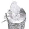 vidaXL Σιντριβάνι Κήπου Ασημί 48 x 34 x 123 εκ. από Ανοξείδωτο Ατσάλι