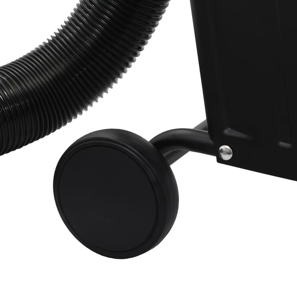 vidaXL Συλλέκτης Σκόνης Μαύρος 550 W με Σετ Προσαρμογέων