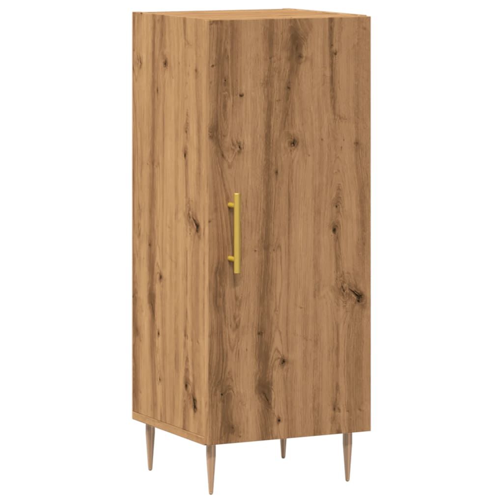 vidaXL Ντουλάπι Αρτισιανή Δρυς 34,5 x 34 x 90 εκ. Επεξεργασμένο Ξύλο