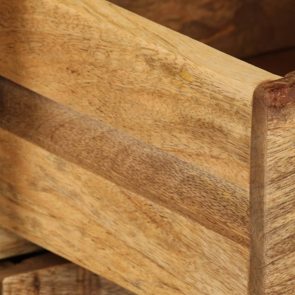 vidaXL Έπιπλο Τηλεόρασης με Συρτάρια 120x30x40 εκ. Μασίφ Ξύλο Μάνγκο
