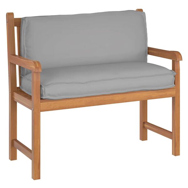 vidaXL Μαξιλάρι παλέτας για πλάτη Γκρι 120 x 40 x 12 cm Ύφασμα Oxford