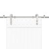 vidaXL Μηχανισμός Συρόμενης Μεσόπορτας Ασημί 200 εκ. Ανοξείδωτο Ατσάλι