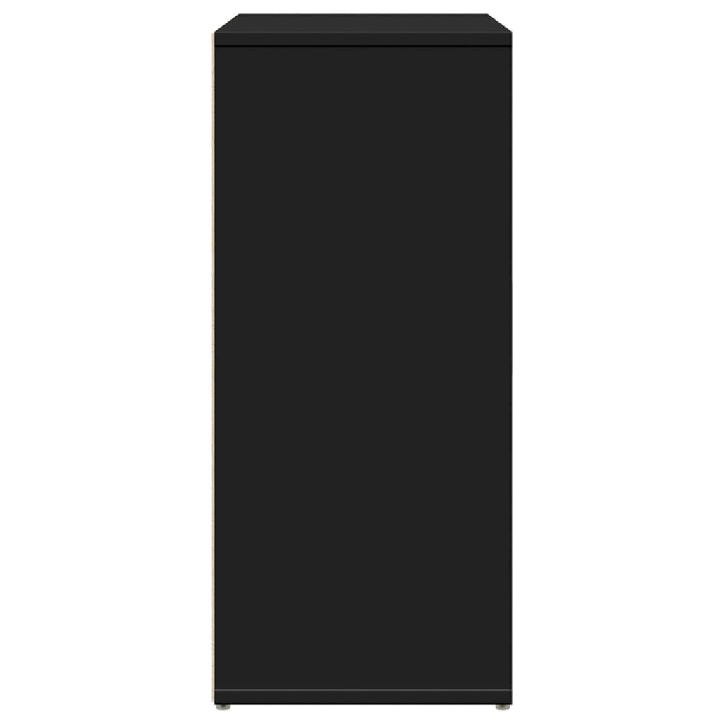 vidaXL Βοηθητικό Ντουλάπι Μαύρο 60x31x70 εκ. από Επεξεργασμένο Ξύλο