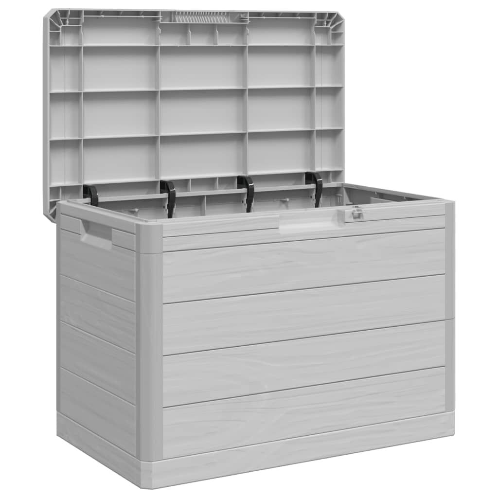 vidaXL Κουτί Μαξιλαριών Εξ Χώρου Γκρι 77,5x44,5x53εκ Πολυπροπυλένιο