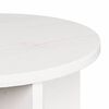 vidaXL Τραπεζάκι σαλονιού 2 pcs Λευκό 39.5 x 39.5 x 30 εκ.