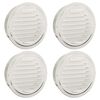 vidaXL &Kappa;&alpha;&pi;ά&kappa;&iota;&alpha; &Alpha;&epsilon;&rho;&iota;&sigma;&mu;&omicron;ύ 4 pcs &Alpha;&sigma;&eta;&mu;ί 150 mm &Alpha;&nu;&omicron;&xi;&epsilon;ί&delta;&omega;&tau;&omicron; &alpha;&tau;&sigma;ά&lambda;&iota;