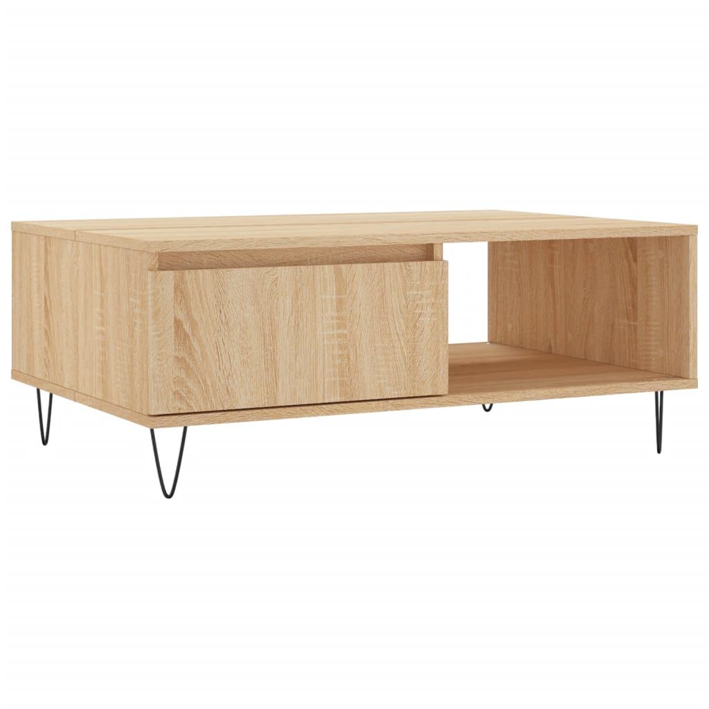 vidaXL Τραπεζάκι Σαλονιού Sonoma Δρυς 90x60x35 εκ. Επεξεργασμένο Ξύλο