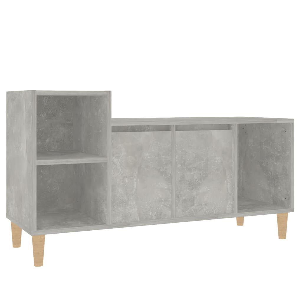 vidaXL Έπιπλο Τηλεόρασης Γκρι Σκυρ. 100x35x55 εκ. Επεξ. Ξύλο