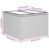 vidaXL Σετ Καναπέ Κήπου 8 pcs Καφέ και κρεμ 287 x 122 x 85 εκ