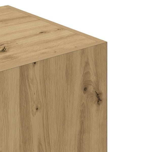 vidaXL Ντουλάπα Τεχνίτης Δρυς 80x52x180 εκ Επεξεργασμένο Ξύλο