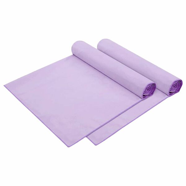 vidaXL Πετσέτες ξαπλώστρας 2 pcs Μοβ 210 x 75 cm