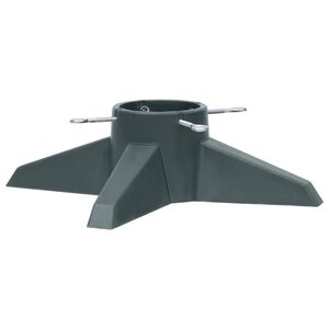 vidaXL Βάση Χριστουγεννιάτικου Δέντρου Πράσινη 55,5 x 55,5 x 15 εκ.