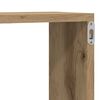 vidaXL Ράφι Τοίχου με ράφι 2 pcs Χειροποίητη δρυς 80 x 15 x 26 εκ.