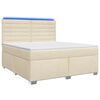 vidaXL &Kappa;&rho;&epsilon;&beta;ά&tau;&iota; box spring &mu;&epsilon; &sigma;&tau;&rho;ώ&mu;&alpha; &Kappa;&rho;&epsilon;&mu; 140 x 200 cm Ύ&phi;&alpha;&sigma;&mu;&alpha;