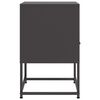 vidaXL Κομοδίνο Μαύρο 36 x 39 x 60,5 εκ. Ατσάλινο