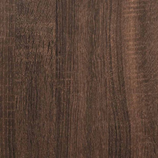 vidaXL Sideboard καφέ δρυς 80x35x99 cm Ξύλινο μηχανουργικό ξύλο