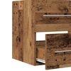 vidaXL Ντουλάπα νιπτήρα με λεκάνη 2 pcs Παλιό Ξύλο 60 x 38.5 x 48 cm