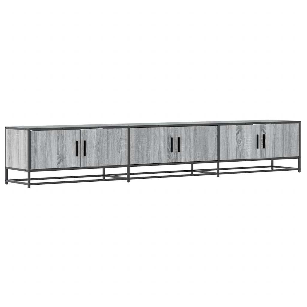 vidaXL Έπιπλο Τηλεόρασης Γκρι Sonoma 240x35x41 εκ. από Επεξεργ. Ξύλο