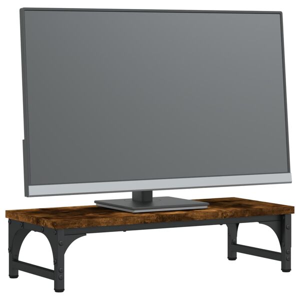 vidaXL Βάση Οθόνης Καπνιστή Δρυς 55x23x14 εκ. από Επεξεργασμένο Ξύλο