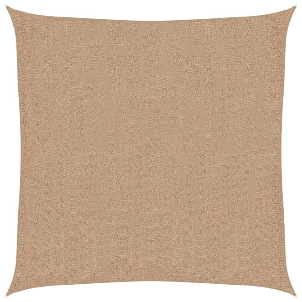 vidaXL Πανί Σκίασης Taupe 3 x 3 μ. από HDPE 160 γρ./μ²