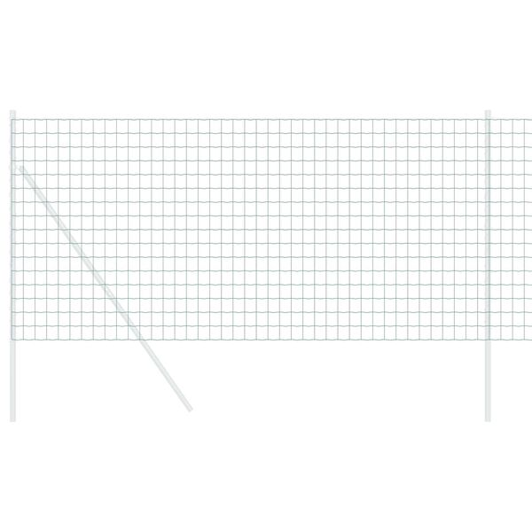 vidaXL Φράχτης Εuro Πράσινο 0.6 x 50 μ. Σίδηρος με επικάλυψη PVC