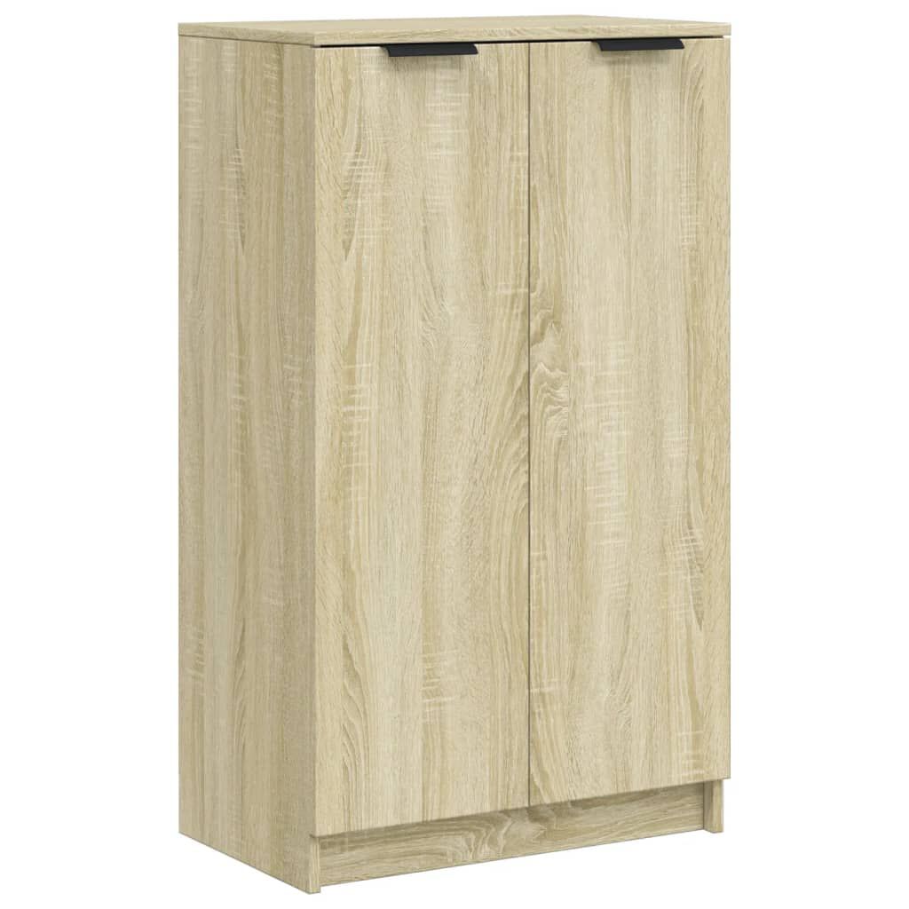 vidaXL Παπουτσοθήκη Sonoma Δρυς 59x35x100 εκ. από Επεξεργασμένο Ξύλο