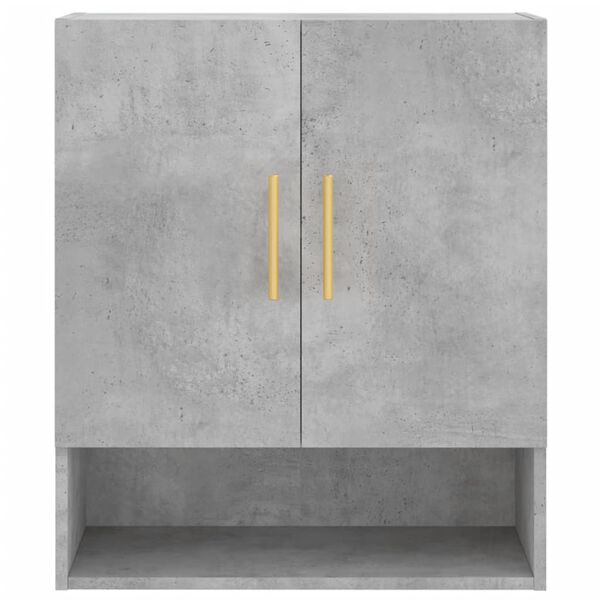 vidaXL Ντουλάπι Τοίχου Γκρι Σκυρ. 60x31x70 εκ. Επεξεργασμένο Ξύλο