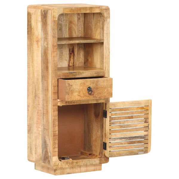 vidaXL Ντουλάπι με Συρτάρι/Ράφια 45x32x110 εκ. Ακατέργαστο Ξύλο Μάνγκο