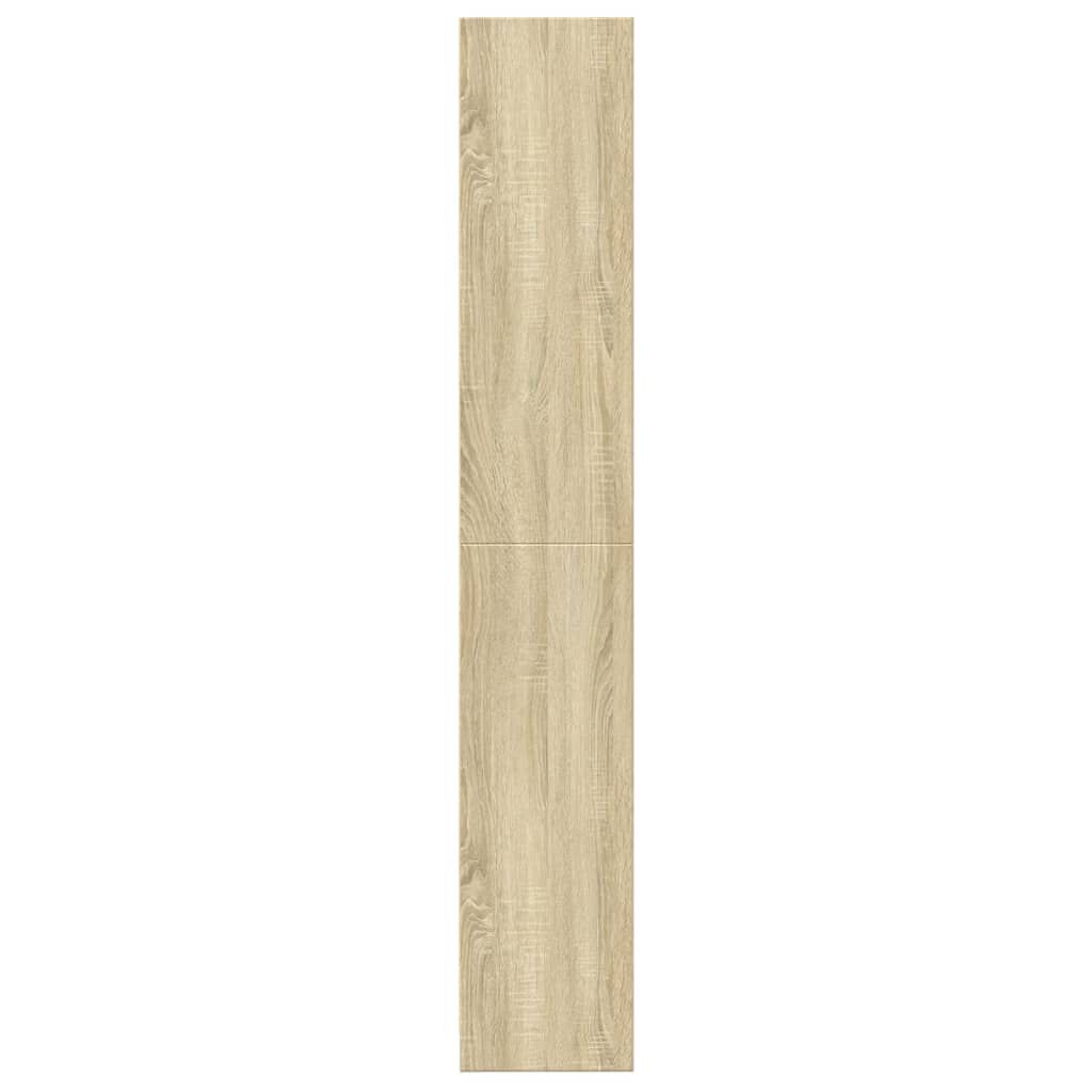 vidaXL Βιβλιοθήκη Sonoma Δρυς 57x28,5x174 εκ. από Επεξεργασμένο Ξύλο