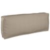 vidaXL Σετ Μαξιλαριών Πάγου 2 pcs Taupe 120 x 80 x 12 cm Ύφασμα Oxford