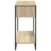vidaXL Τραπέζι Κονσόλα Sonoma Δρυς 100x35x74,5 εκ. Επεξεργασμένο Ξύλο