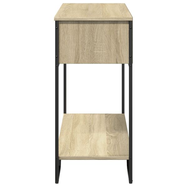 vidaXL Τραπέζι Κονσόλα Sonoma Δρυς 100x35x74,5 εκ. Επεξεργασμένο Ξύλο