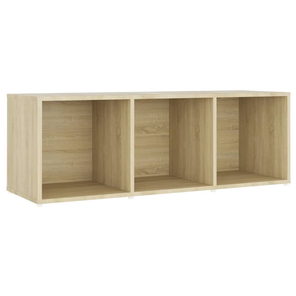 vidaXL Έπιπλα Τηλεόρασης 3 τεμ. Sonoma Δρυς 107x35x37 εκ. Μοριοσανίδα
