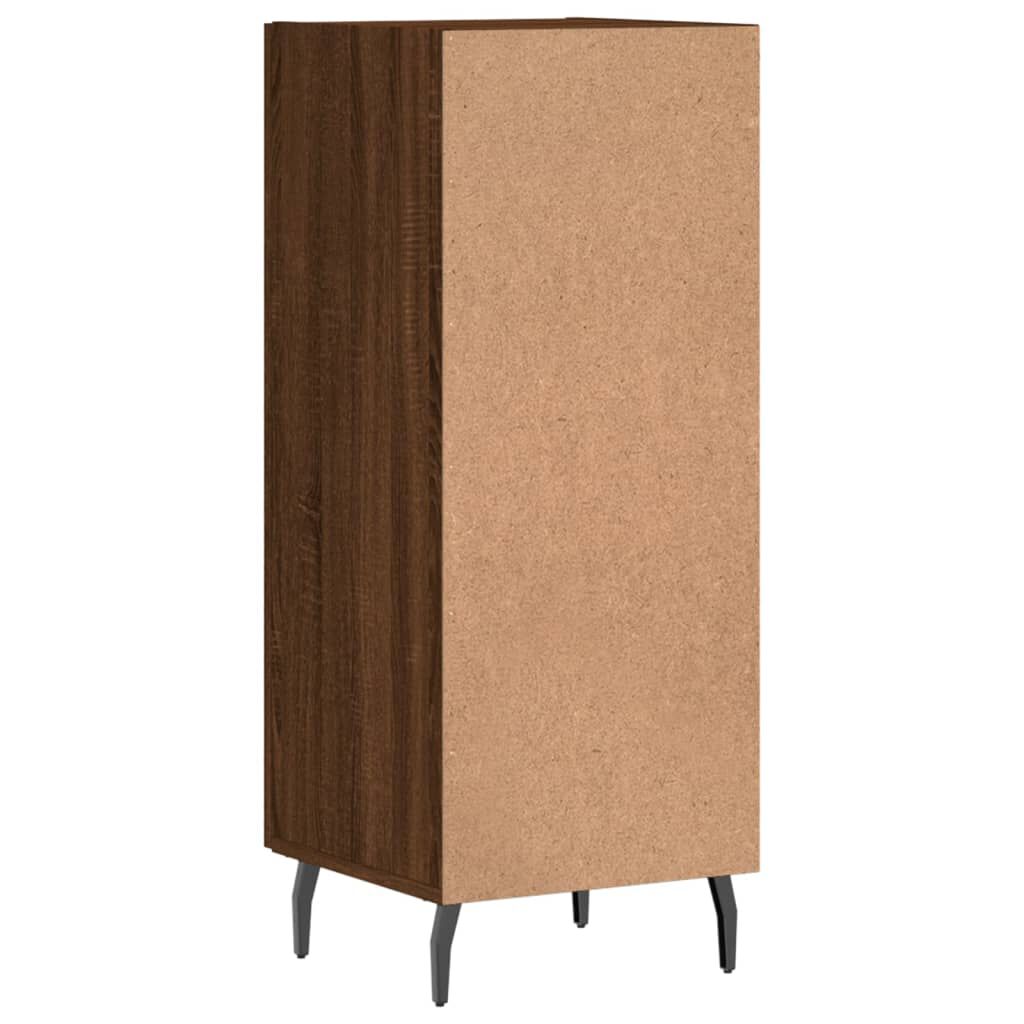 vidaXL Ντουλάπι Καφέ Δρυς 34,5 x 34 x 90 εκ. Επεξεργασμένο Ξύλο