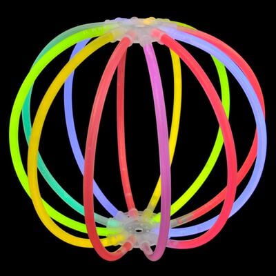 Πολύχρωμες Φωσφορίζουσες Ράβδοι Glow Stick 1000 τεμ.