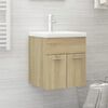 vidaXL Ντουλάπι Νιπτήρα Sonoma Δρυς 41x38,5x46 εκ. από Επεξ. Ξύλο
