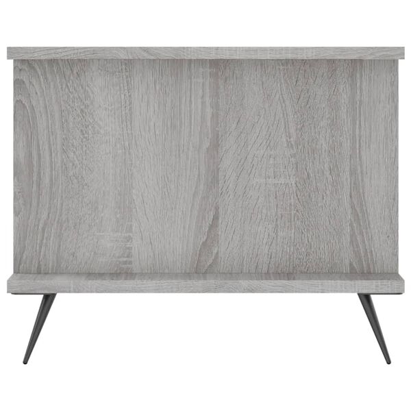 vidaXL Τραπεζάκι Σαλονιού Γκρι Sonoma 90x50x40 εκ. Επεξεργασμένο Ξύλο