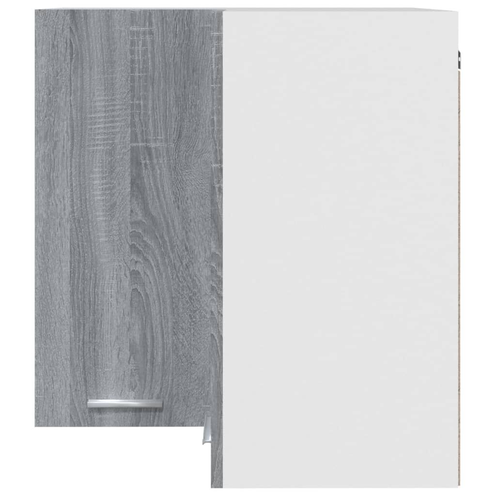 vidaXL Ντουλάπι Κρεμαστό Γωνιακό Lyon Γκρι Sonoma 57x57x60εκ.