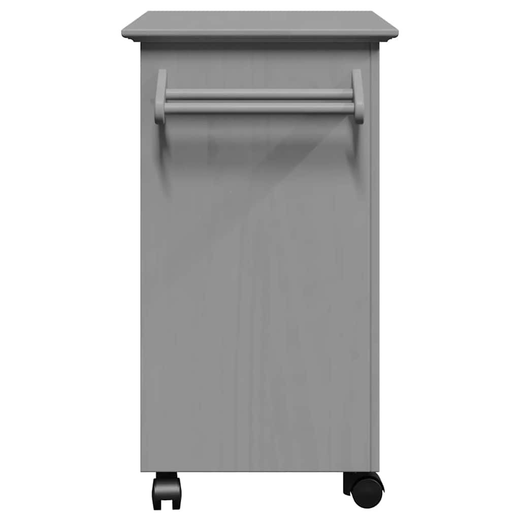 vidaXL Καροτσάκι κουζίνας BODO Γκρι 72x45x80 cm