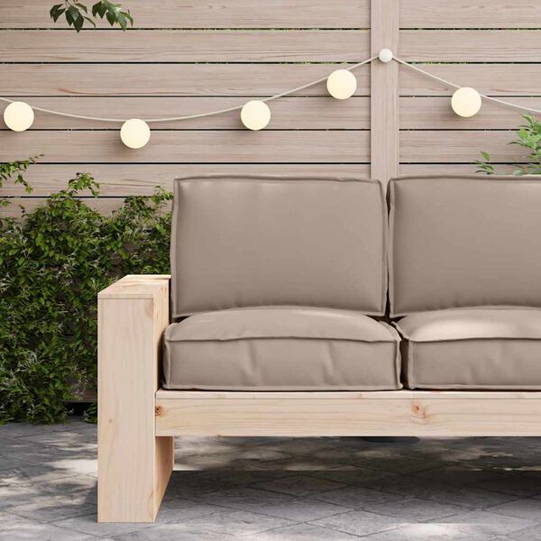 vidaXL Σετ Μαξιλαριών Πάγου 2 pcs Taupe 60 x 60 x 12 cm Ύφασμα Oxford