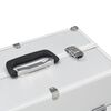 vidaXL Βαλίτσα Μακιγιάζ Ασημί 38x23x34 εκ. Αλουμινίου