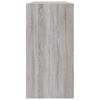 vidaXL Βιβλιοθήκη/Βοηθητικό Ντουλάπι Γκρι Sonoma 50x25x80 εκ Επεξ Ξύλο